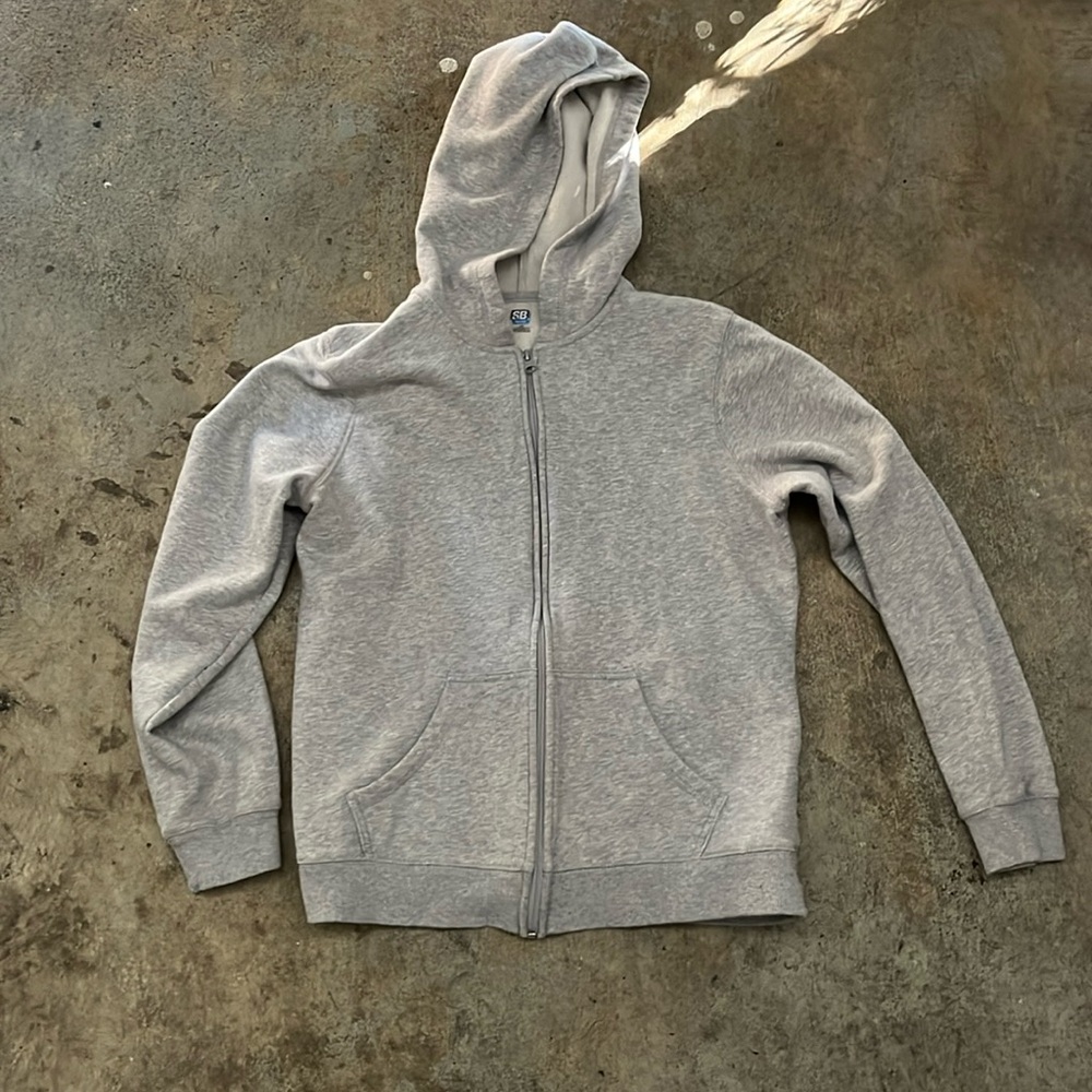 sb active grey zip up